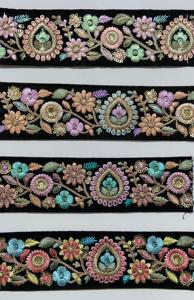 Tela de encaje francés bordada floral de alta calidad personalizada para vestidos de novia zapatos bolsos estilo de negocios para decoración de prendas de vestir - Product Image 4