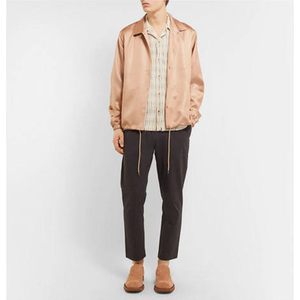 Blouson Bomber en Satin Personnalisé pour Hommes – Hiver, Logo Frontal, Haute Qualité, Respirant, Séchage Rapide, Veste de Sport d'Équipe – Vente en Gros - Product Image 2