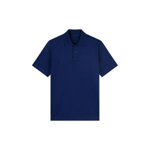 Polo à manches courtes pour hommes, 100% coton respirant, grande taille, 100% coton - Product Image 3