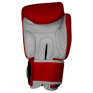 Guantes de entrenamiento de combate profesional con logotipo personalizado 2025, cuero PU duradero, PVC, tamaños de 8oz, patrón de perforación impreso para niños en caja - Product Image 5