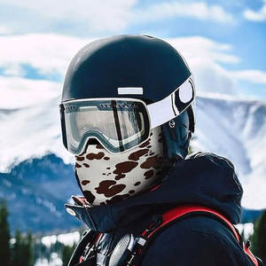 Balaclava unisexe de qualité supérieure, légère, antidérapante, masque facial, cache-cou, sports d'hiver en plein air, 100% polyester, image personnalisable - Product Image 6