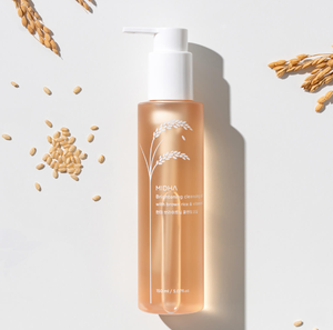 Aceite Limpiador Hidratante y Aclarante MIDHA con Arroz Integral y Vitamina C para Todo Tipo de Piel, Orgánico, Vegano, Sin Sulfatos, 150 ml, OEM, ODM - Product Image 2