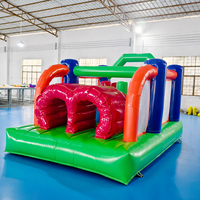 Structure gonflable commerciale intérieure/extérieure avec toboggan, centres de jeux pour enfants, matériau PVC, 5,6x2,6x2,2m, logo et couleur personnalisés JIALE