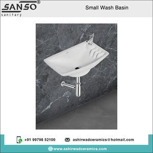 Artículos sanitarios ovalados montados en la pared de cerámica blanca de un solo orificio del fabricante indio para dormitorios, hoteles para uso comercial doméstico - Product Image 2