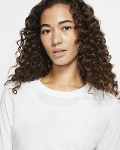 Haute qualité 100% coton femmes à manches longues T-Shirt Logo personnalisé imprimé épais unisexe Style décontracté plaine teint patchs décoration - Product Image 3