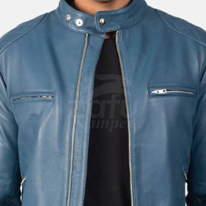 Venta caliente hombres ropa chaqueta de cuero nueva moda hombres chaqueta de invierno a prueba de viento chaqueta de cuero transpirable - Product Image 5