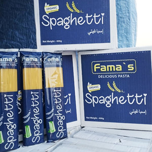 Spaghetti de blé dur égyptien de qualité supérieure Fama 400g, pâtes de qualité supérieure, prix compétitif, option de marque privée - Product Image 2