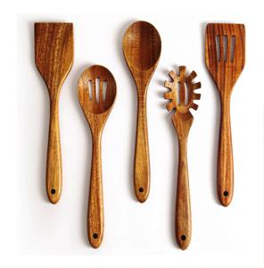 Kitchencraft artesa ทำด้วยมือชุดเซิฟเวอร์สลัดไม้อะคาเซียเครื่องมือครัว2ชิ้นที่ไม่เหมือนใคร - Product Image 2