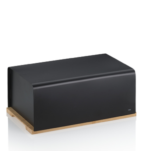 Caja de pan de metal blanco con tapa de tabla de cortar de Bambú | Contenedor de almacenamiento de cocina moderna | OEM/ODM y pedidos a granel - Product Image 4