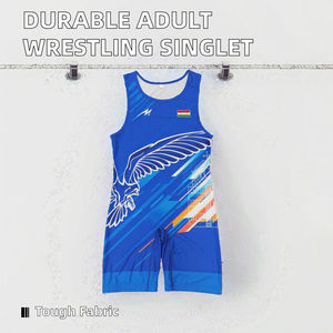 Singlet de Lucha Personalizado para Hombre, Uniforme de Lucha de la Mejor Calidad, Singlet de Lucha Juvenil al por Mayor, Uniformes de Halterofilia - Product Image 2