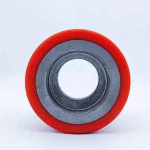 Vente d'usine <span class=keywords><strong>Transpalette</strong></span> manuel Roues de charge 80X70/80X80 Roues en caoutchouc PU NYLON <span class=keywords><strong>Roue</strong></span> d'entraînement <span class=keywords><strong>180x50</strong></span> 200x50 Fabriqué en polyuréthane - Product Image 2