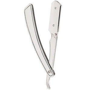 Navajas de Barbero de Acero Inoxidable con Mango Recubierto de Color Personalizado, Navajas de Afeitar de Una Sola Hoja para Barbería - Product Image 6