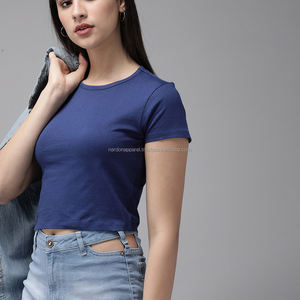 Nardon Apparel Custom Slim Fit Camiseta básica Cuello redondo Camiseta Verano Elástico Tight Fit Plain - Product Image 1