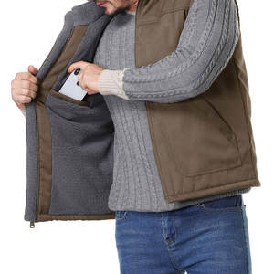 Chaleco de Lona para Hombre, Diseño Único 2026, Precio Económico al por Mayor, 100% Algodón, Transpirable, Estilo Urbano Informal - Product Image 4