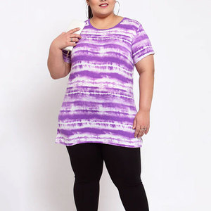 เสื้อยืดขนาด XL สำหรับผู้หญิง,เสื้อยืดมัดย้อมเสื้อยืดทำเองขายดี - Product Image 2