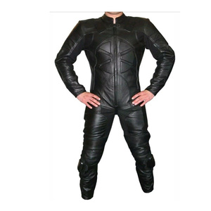 Traje transpirable de manga acolchada para hombre, ropa de carreras, para moto, color blanco y negro - Product Image 4