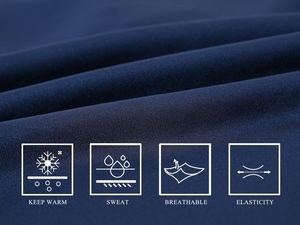 Chándal informal de alta calidad para hombre a prueba de viento ajustado ajuste dos piezas cremallera diseñador impreso adultos conjunto - Product Image 6