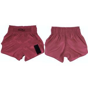 Pantalones cortos clásicos de Muay Thai de Color sólido, Impresión de LOGOTIPO personalizado, ropa de lucha por sublimación anticontracción para boxeo, equipo personalizado - Product Image 4