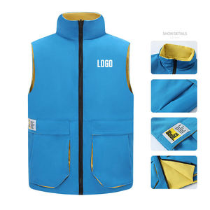 Vente en gros de vestes matelassées décontractées pour hommes et femmes, nouvelle collection automne, personnalisées, écologiques, coupe-vent, doublure chaude, personnalisées - Product Image 2