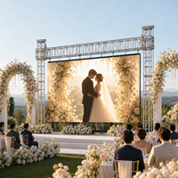 Écran LED d'extérieur à louer P2.604 P3.91mm 500x500mm IP65 Mur vidéo haute fréquence de rafraîchissement pour événements scéniques et mariages
