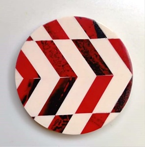 Custom Material <b>Coaster</b> <b>Set</b> Classic Style round Stone Pads for Kitchen Made in India - Product Image 4