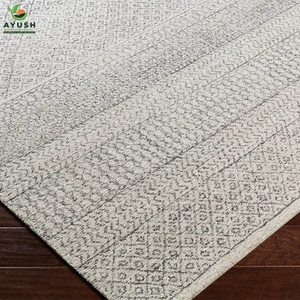 Tapis en laine de designer, tapis en laine de luxe faits à la main pour le salon, la chambre à coucher et le bureau - Product Image 2