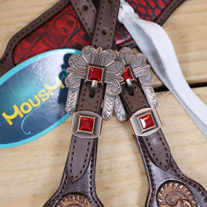 Selle d'endurance Western haut de gamme en cuir façonné de haute qualité, ensemble de matériel d'équitation pour le barrel et le ranch - Product Image 6