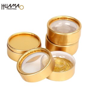 Caja de Papel Circular Dorada de Alta Gama, Multiusos, para Maquillaje, Pestañas Postizas, Decoración de Uñas, Muestras de Maquillaje, Almacenamiento de Joyas - Product Image 4