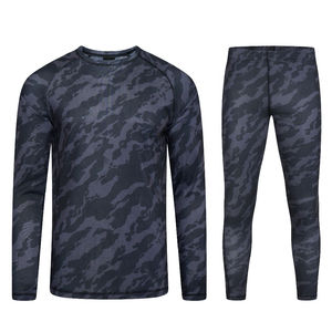 Lightweight Winter Wear <b>Thermal</b> Suit <b>Thermal</b> Underwear <b>For</b> <b>Men</b> Fleece Lined <b>Thermals</b> <b>Men's</b> Base Layer Long John Set - Product Image 1
