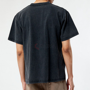 เสื้อยืดพิมพ์ลายดิจิตอลแบบสตรีทแวร์ระบายอากาศได้ดีพิมพ์ลายไหล่ตกผ้าฝ้ายออร์แกนิก100% - Product Image 1