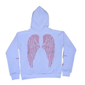 Full <b>Zip</b> <b>Men's</b> Eco-Friendly <b>Hoodie</b> Sweatshirt Custom Logo Cotton Fleece Hoodies for <b>Men</b> Sustainable Streetwear <b>White</b> Hoodies - Product Image 2