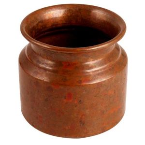 Handmade High Quality Traditional Flat Base Copper Luxury Kalash Lota Use for <b>Temple</b> and <b>Home</b> <b>Temple</b> for <b>Home</b> Decor SND-556 - Product Image 1