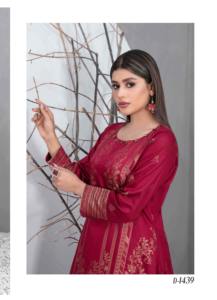 Haute qualité dames Salwar Kameez vêtements hiver agrafe Broshia Banarsi tissu inde Pakistan Style haute qualité d'exportation islamique - Product Image 6