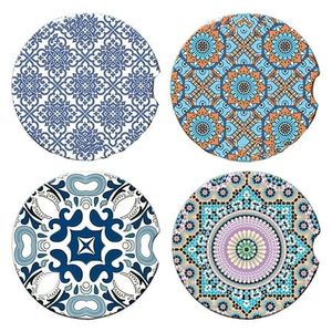 Posavasos de madera impresos de primera calidad para comedor moderno Juego de posavasos de madera impresos artísticos para exhibición en el hogar - Product Image 3