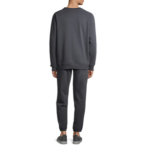 Ensemble sweat-shirt et pantalon de survêtement pour homme, best-seller, tricoté, design personnalisé, coupe ajustée, uni, élasthanne/coton, couleur personnalisée, Bangladesh - Product Image 3