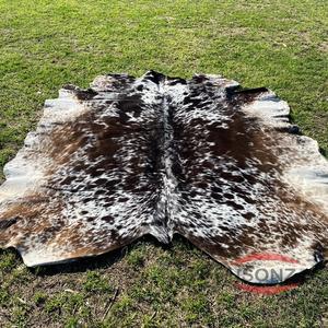 Piel de vaca tricolor ISONZ, pieles de cuero genuino, pieles de ganado de gran tamaño, piel auténtica para alfombras, zapatos, cinturones, bolsos, decoración de interiores - Product Image 3