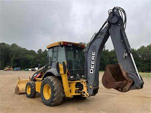 รถตัก4WD 410K โหลดเดอร์2014 Deere ของแท้พร้อม ROPS AC ฮีตเตอร์ควบคุมการนั่งด้านหน้า - Product Image 3