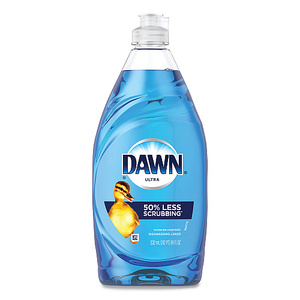 Dawn Ultra <b>Liquid</b> Dish Detergent, Original Scent, 18 oz Pour Bottle, 10/Carton (09403) - Product Image 4