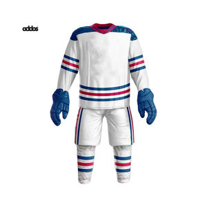 Sudadera con Capucha de Hockey Personalizada Unisex Addos, Uniforme de Entrenamiento de Hockey sobre Hielo, 100% Poliéster, Impresión Personalizada con el Nombre del Equipo - Product Image 2