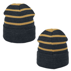 Fabricantes de gorros personalizados con MOQ bajo, gorro de invierno con estampado completo en jacquard, gorro tejido jacquard. - Product Image 1