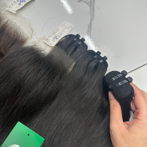 Paquet de cheveux vierges bruts non traités Cheveux vierges alignés sur les cuticules 12 a Cheveux doublement étirés non emmêlés et sans perte de cheveux - Product Image 4