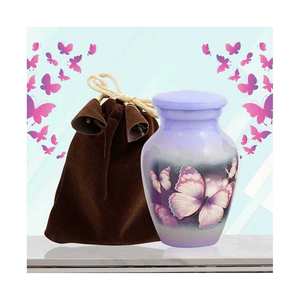 Diseño de alta demanda y urna de recuerdo elaborada, artículos funerarios, urna de latón, calidad de exportación de cremación con alta calidad - Product Image 1