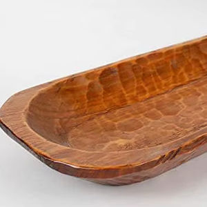 Tazón de Madera de Diseño Único, Vajilla de Madera, Tazón de Madera Pulido para Servir Masa, Tazón de Madera Hecho a Mano para Servir Alimentos - Product Image 1