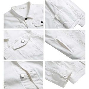 Logo personnalisé OEM & taille veste en jean bleu pour hommes vente en gros - Product Image 4