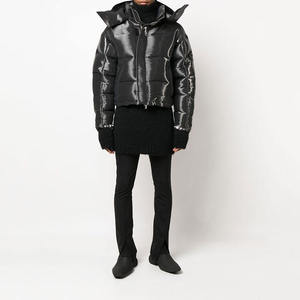 Doudoune à la mode chaud matelassé surdimensionné à capuche léger isolé manteau Streetwear vêtements d'extérieur pour la saison d'hiver - Product Image 5