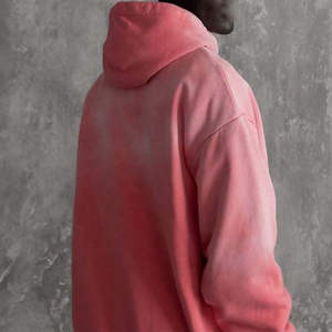Top 2025 Sudadera con capucha de lavado ácido para hombres personalizados de alta demanda con Material de calidad superior 400GSM Sudadera con capucha de lavado ácido para hombres - Product Image 3