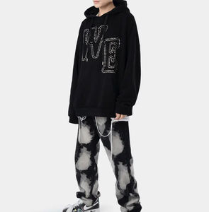 Fabricants de vêtements OEM, sweat-shirt unisexe avec strass, broderie de logo personnalisée, hiver/été, Marfa International (vérifié par PayPal) - Product Image 5