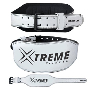 Cinturón de Cuero de Alta Resistencia de 6 Pulgadas de Ancho para Entrenamiento con Pesas, con Protección Profesional y Hebilla Ajustable para Levantamiento de Pesas - Product Image 1