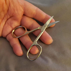 German Forged <b>Nail</b> <b>Scissors</b> Stainless Steel Blade Cuticle <b>Scissors</b> - Product Image 1