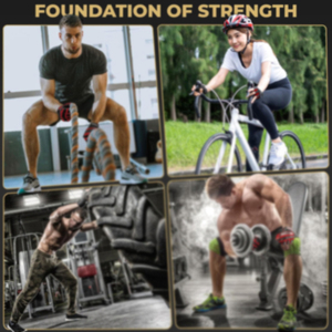 ถุงมือออกกำลังกายหนังแท้สำหรับยกน้ำหนัก - Product Image 6